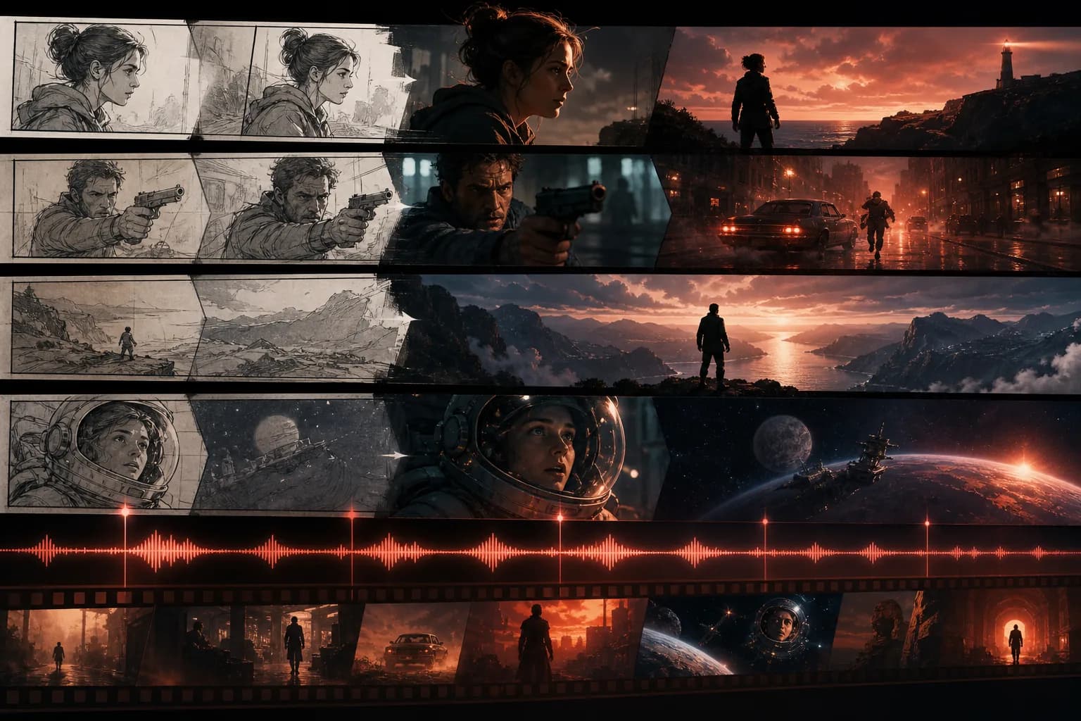 From Script to Screen: Building Multi-Episode AI Stories and Music Videos with Floniks